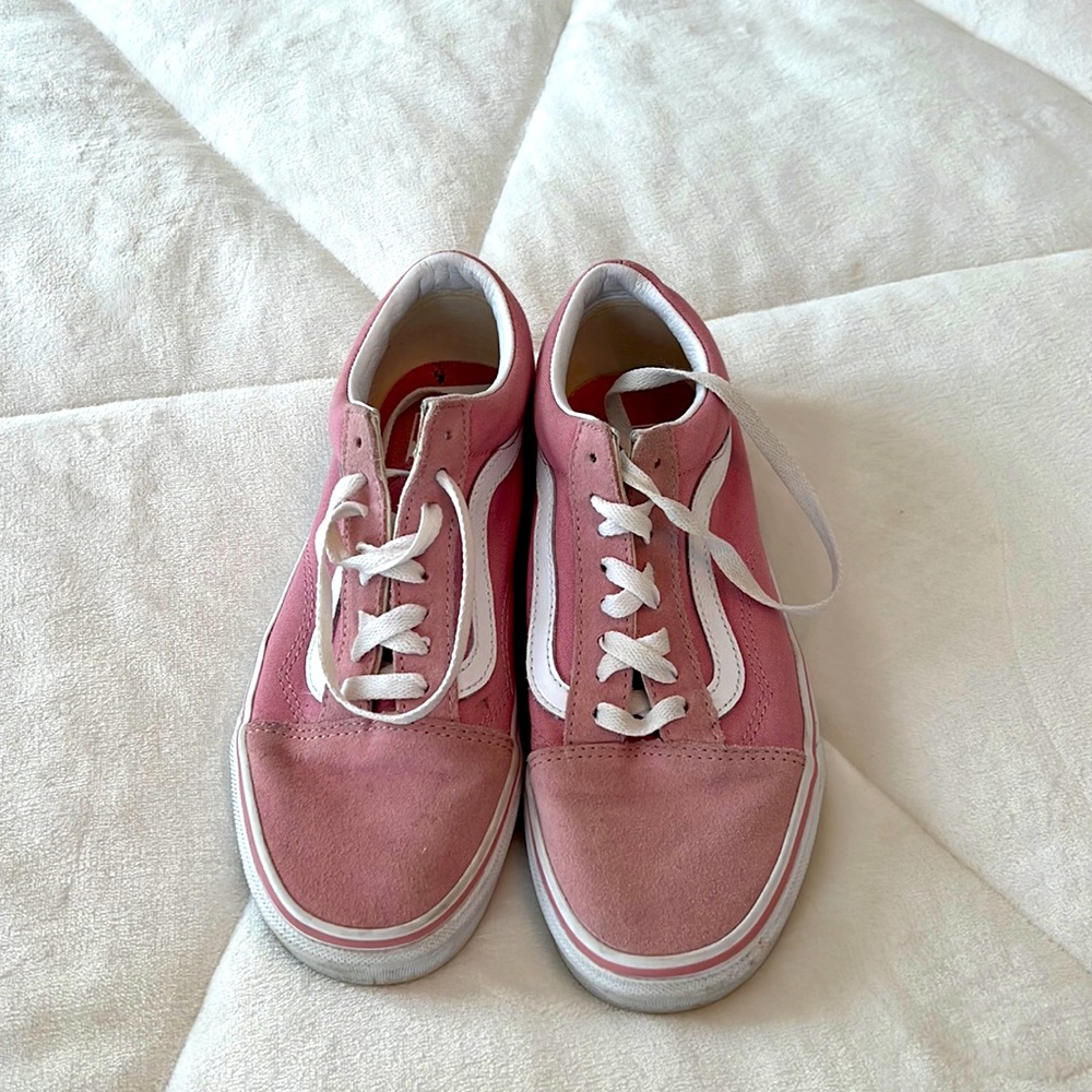 VANS rose pink sneakers!!! Size 8